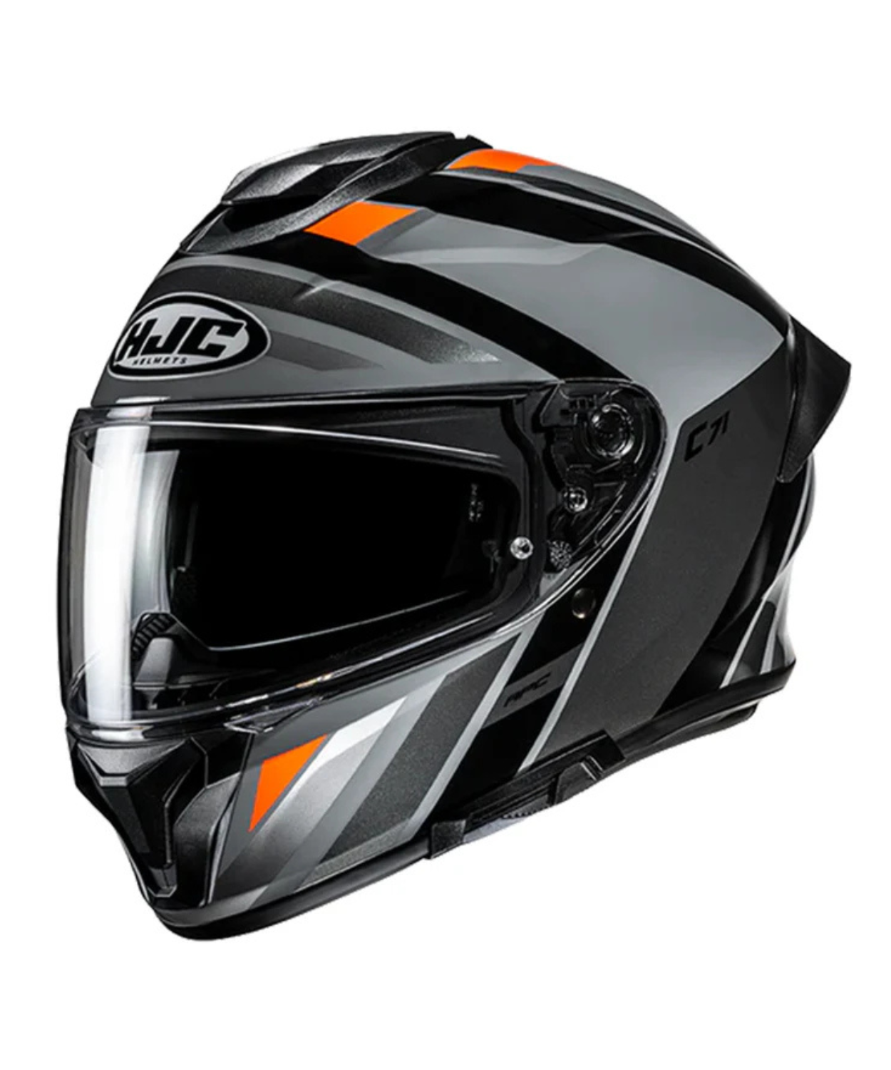 HJC C71 (C7X) Faber MC7 Helmet - Grey & Orange
