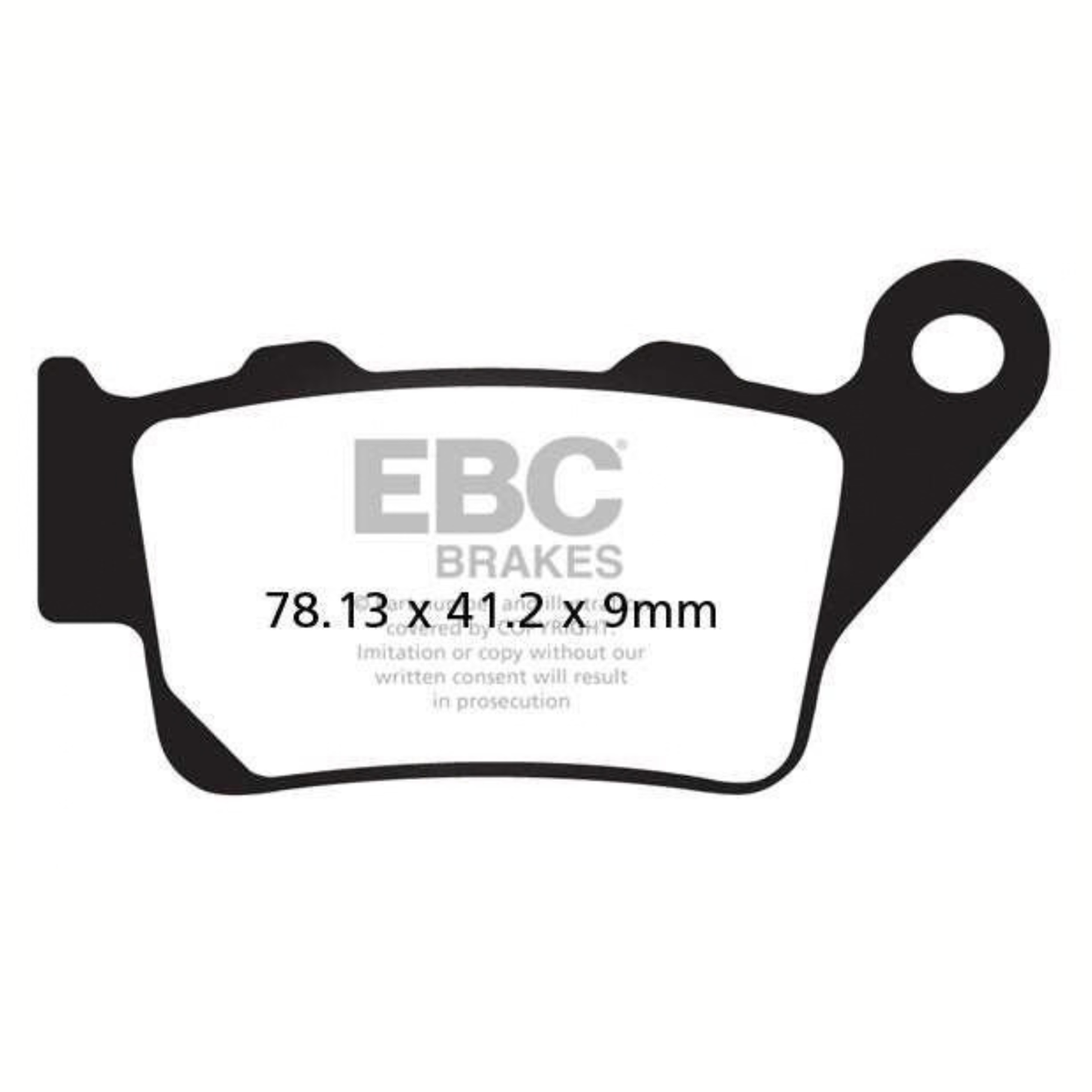 EBC Triumph Street Triple S 765 (2017-2020) Fully Sintered Brake Pads