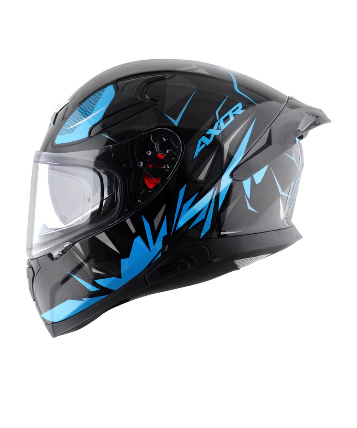 Buy Axor Apex Hunter Helmet- Gloss Black Neon Blue – Bikester Global