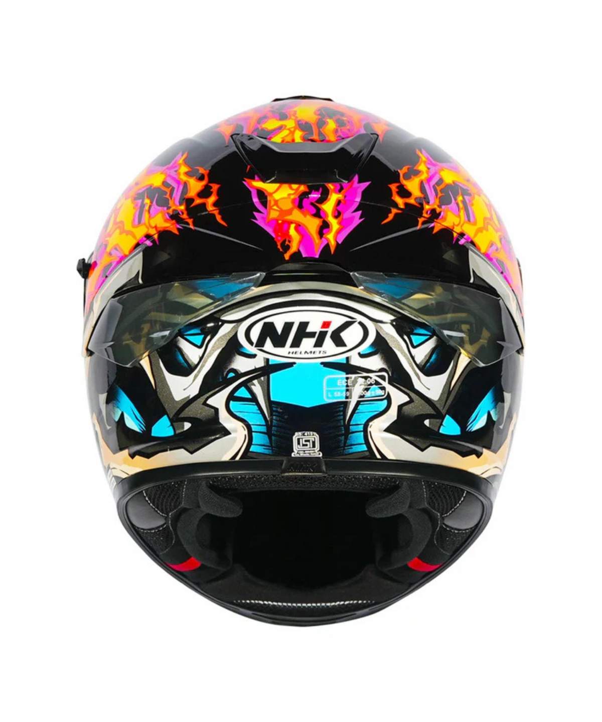 NHK K5R Amran Helmet - Black Pink - NHK