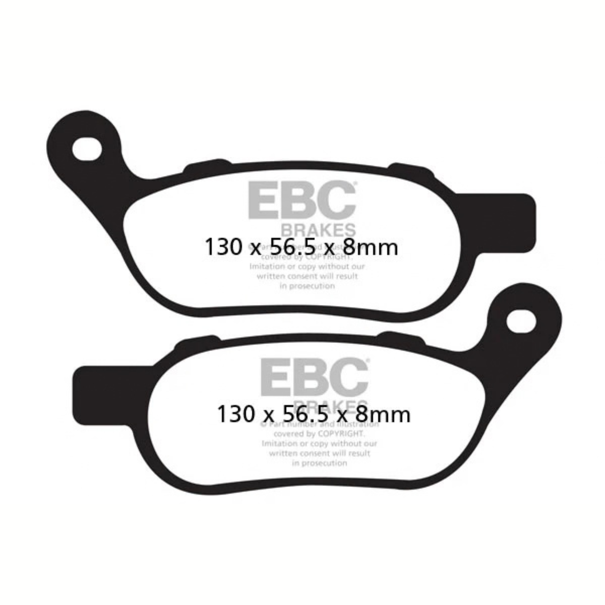EBC Harley Davidson Softail Heritage (2004-2014) Fully Sintered Brake Pads - EBC Brakes