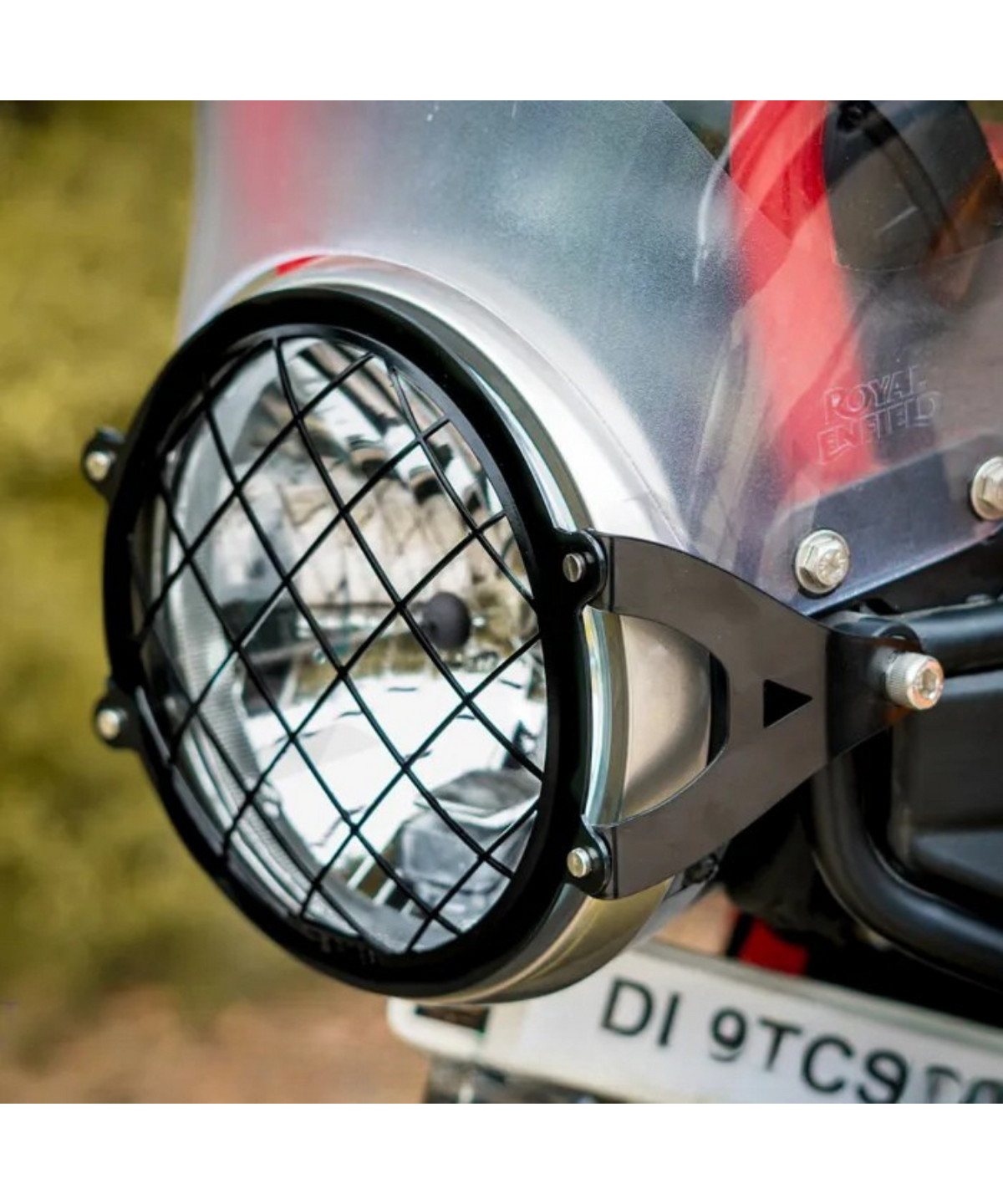 Zana Royal Enfield Himalayan BS6 (2021) / (2016-2020)Headlight Grill Black SS Type-0 - ZI-8136 - Zana
