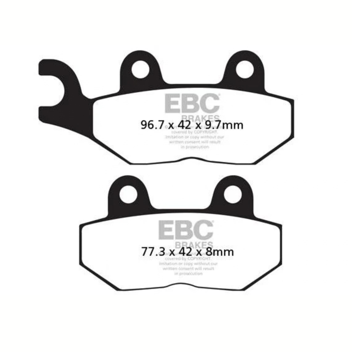 EBC Triumph Speed Twin 1200 (2019-2020) Fully Sintered Brake Pads