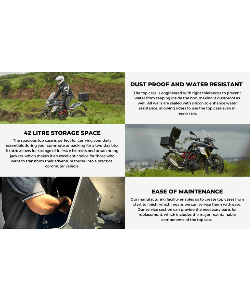 Auto Engina BMW G310GS Topbox - Black