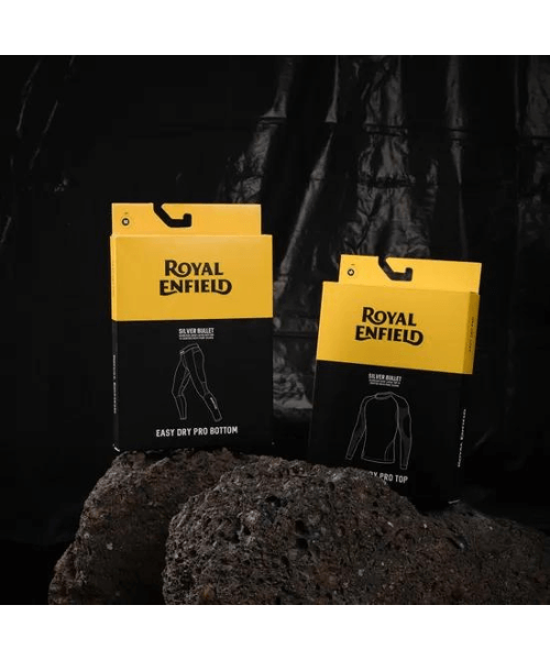 Royal Enfield Seamless Top Base Layer - Dark Grey Melange