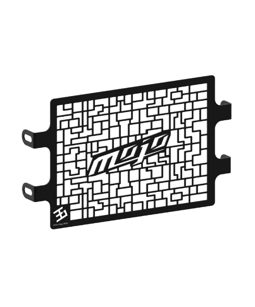 Meg Radiator Guard for Mahindra Mojo - Stone Black