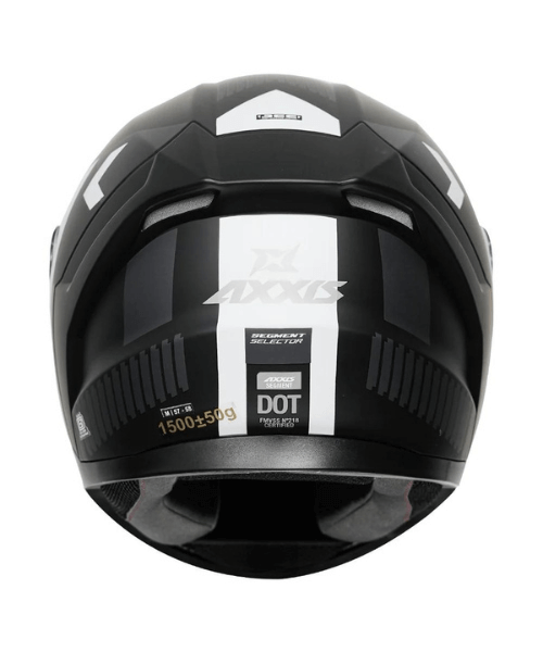 Axxis Segment Selector A2 Helmet - Gloss Black Grey