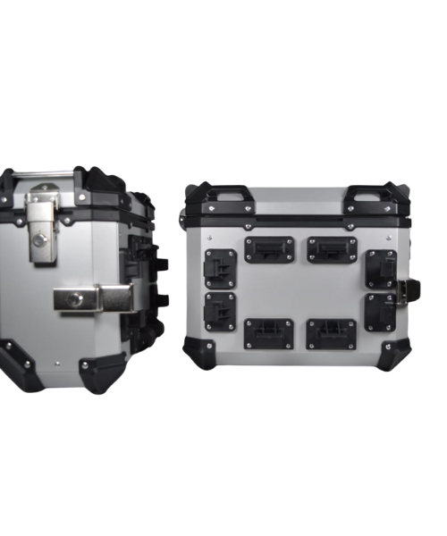Moto Vanguard MVG 36L Panniers - Silver