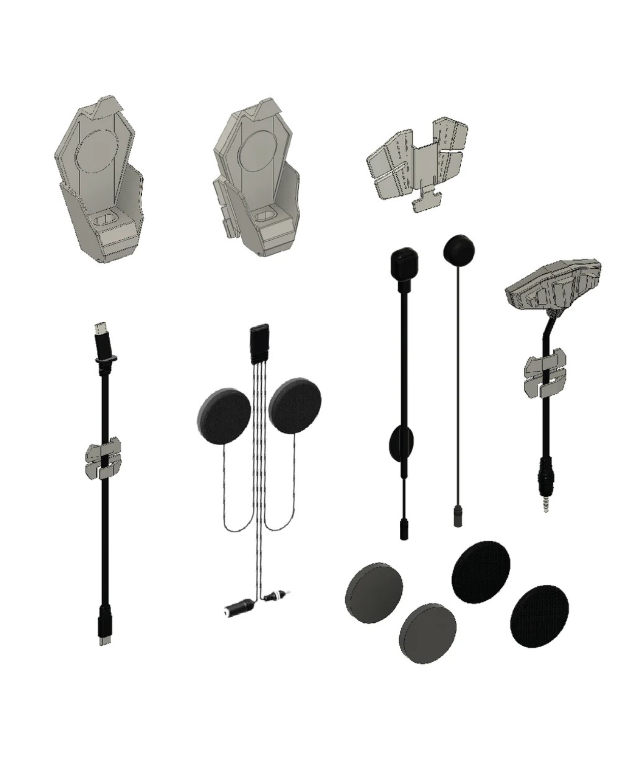 Bluarmor ClickDock Additional Helmet Kit - C50 Series