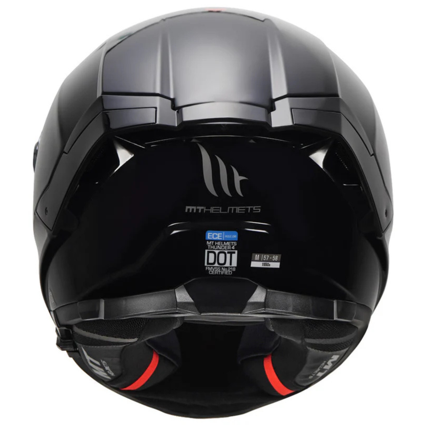 MT Thunder 4 SV A1 Solid Helmet - Gloss Black