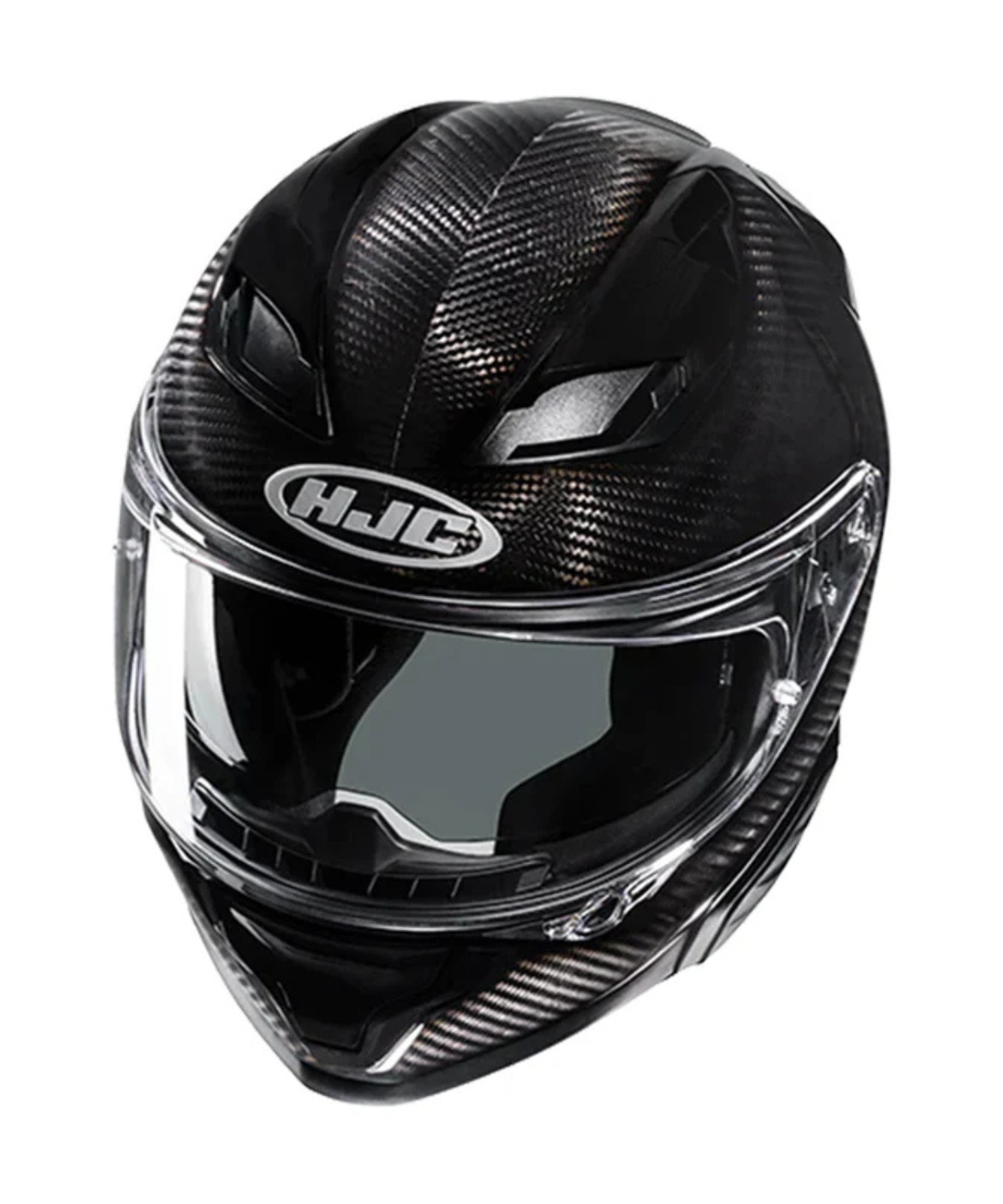 HJC F71 (F7X) Carbon Solid Helmet - Black