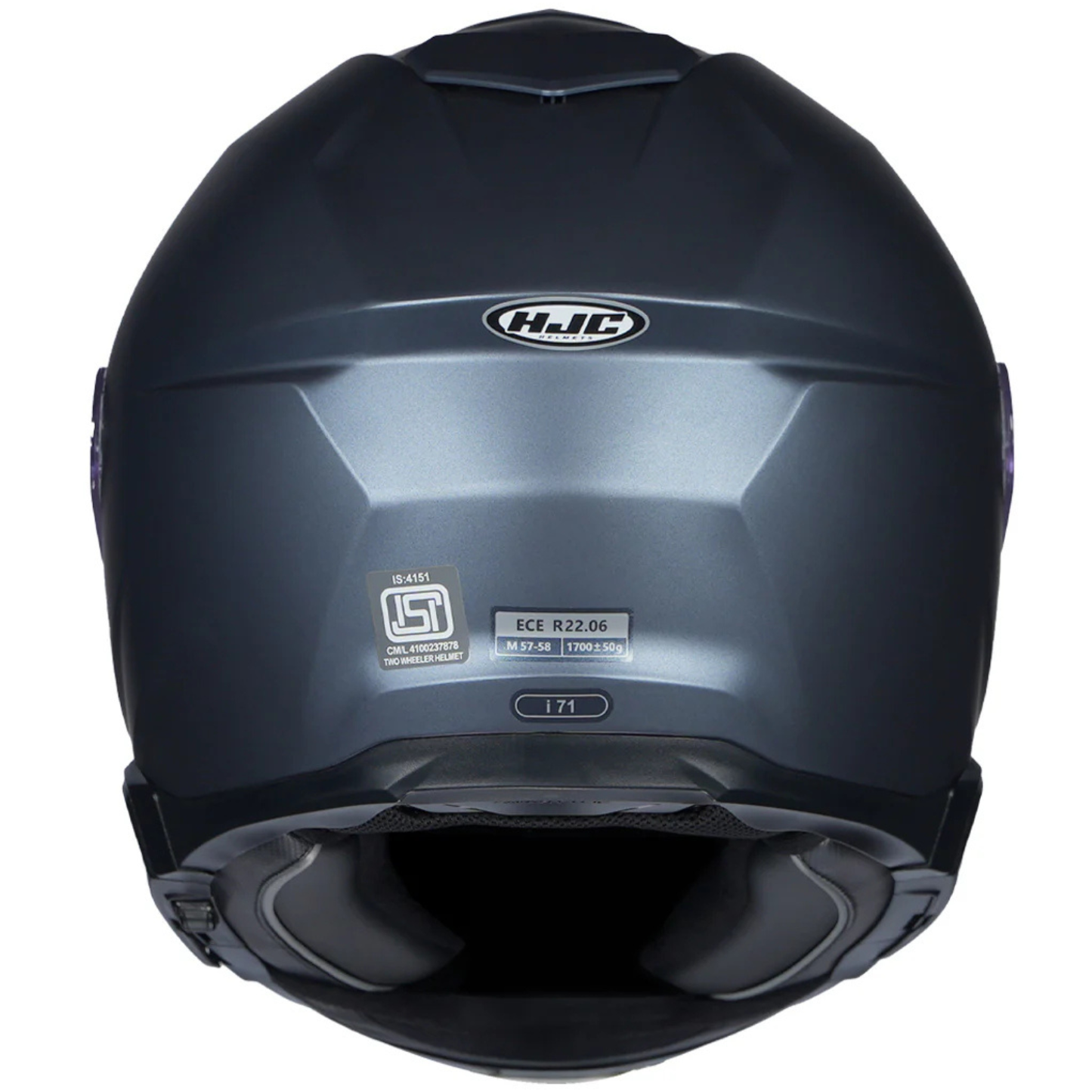 HJC I71 Semi Flat Anthracite Helmet - Black