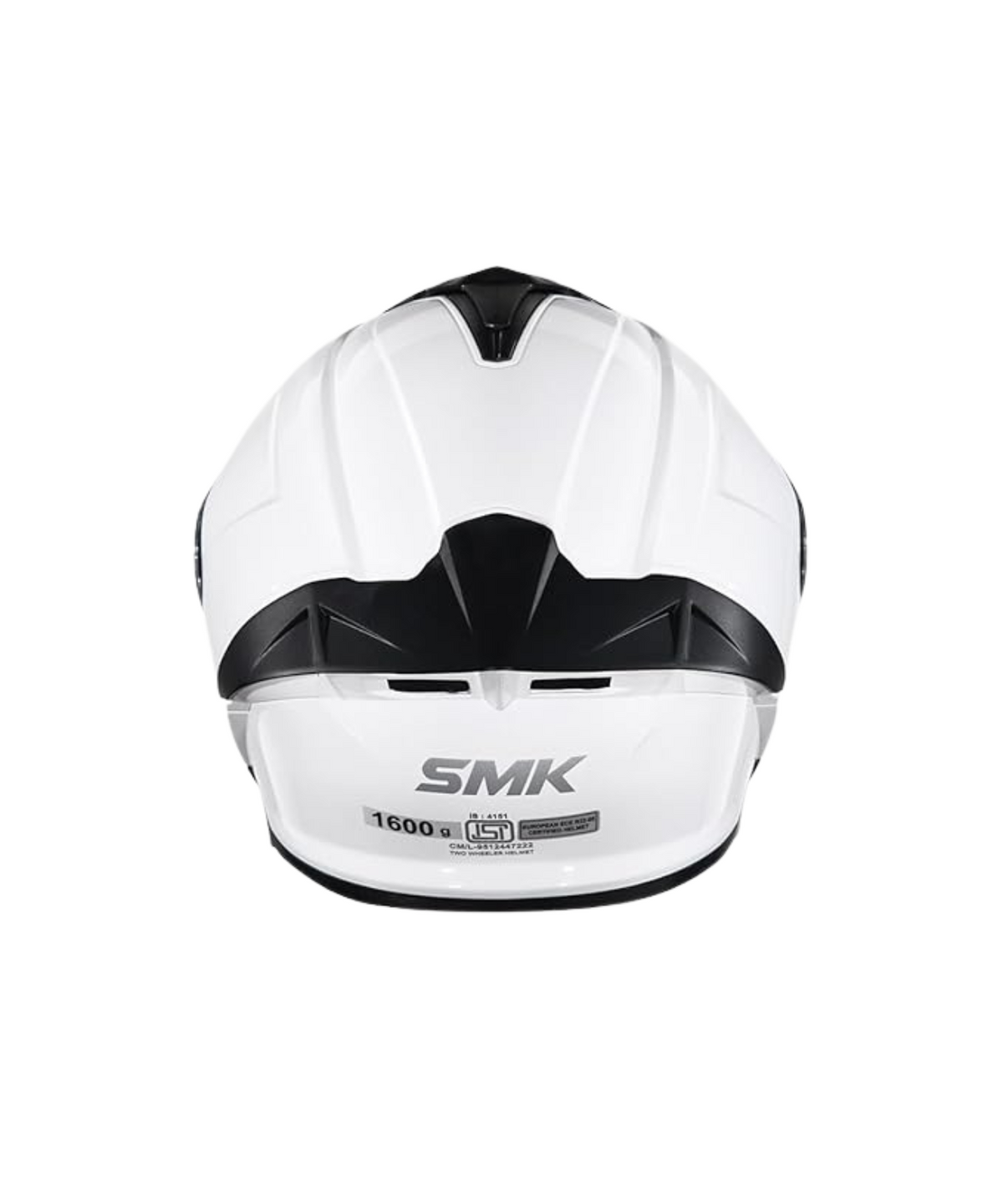 SMK Typhoon GL100 White Helmet - SMK