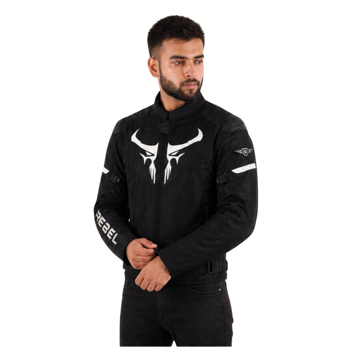 Lone Ranger Rebel Riding Jacket - Black White - Lone Ranger