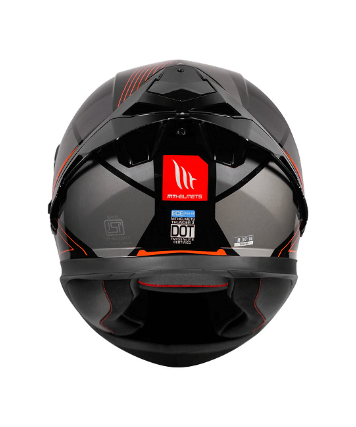MT Thunder 3 SV Pro Enigma Helmet - Gloss Orange - MT Helmets