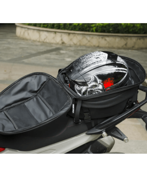 Cucyma Motorcycle Tail Seat Bag - Red