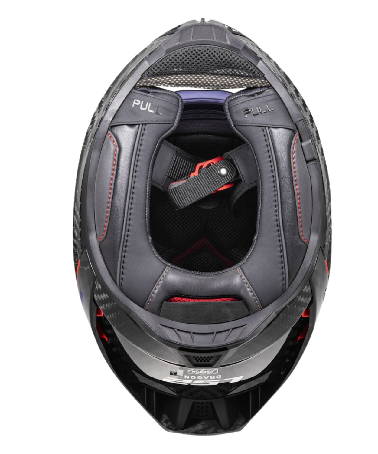 LS2 FF807 Dragon Solid Carbon Fiber Helmet (EE 22.06) - Gloss Black