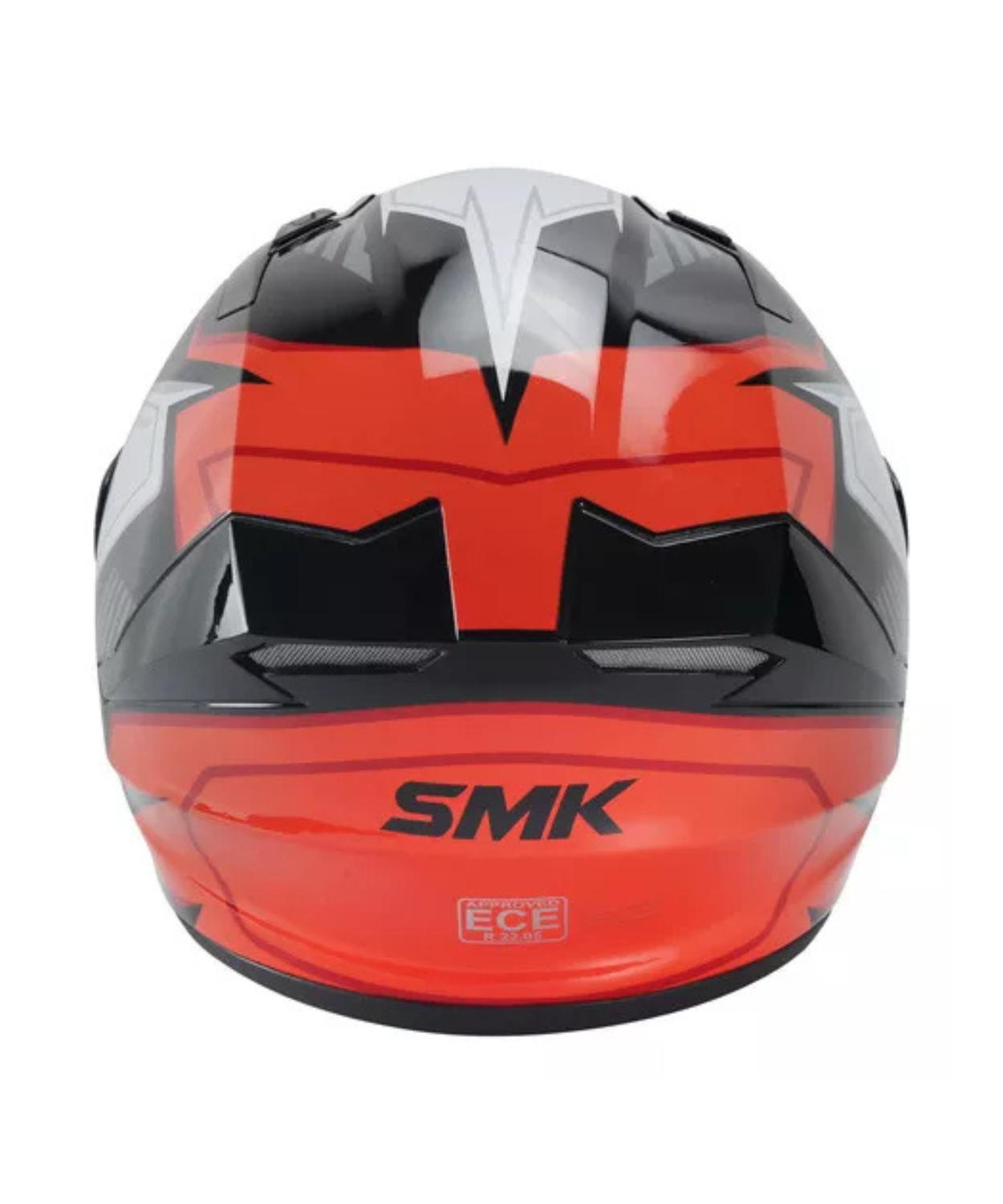 SMK Stellar Adox GRPS GL231 Full Face Helmet - Gloss Black Red White