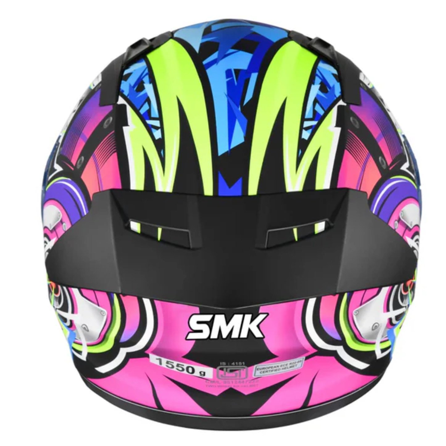 SMK Stellar Sports Turbo Graphics MA249 Helmet