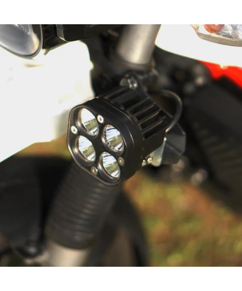 Auto Engina Hero Xpulse 200 Fog Light Clamp - Black
