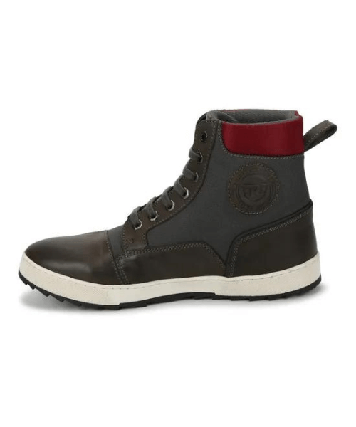 Royal Enfield Ambler Riding Boots - Grey Red