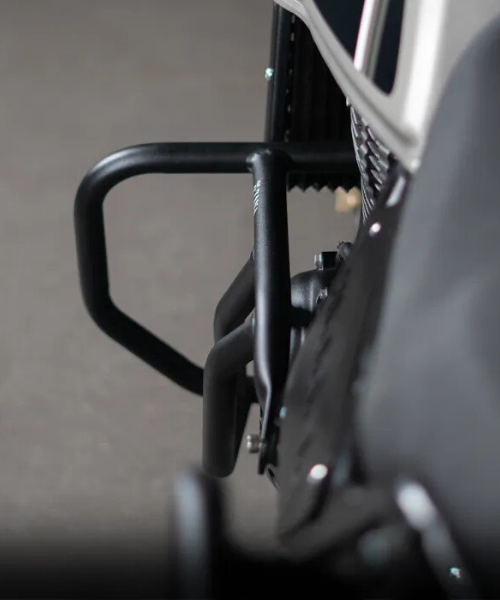 Zana Royal Enfield Himalayan / Scram 411 BS6 (2021-2022) Engine Frame Texture - Matt Black - ZI-5040 - Zana