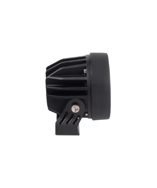 HJG 4 LED Round Foglight with Wire Harness and Yellow Filter (1 Year Warranty)