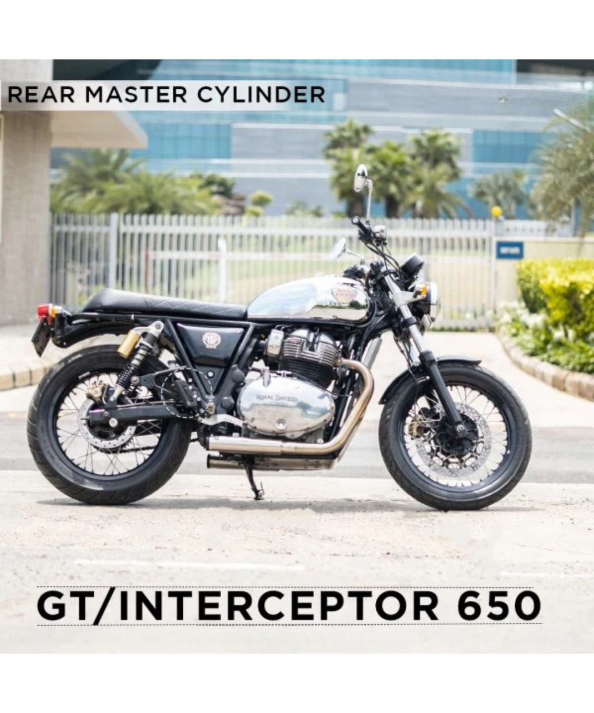 Zana Royal Enfield Interceptor 650 / Continental GT 650 New Rear Master Cylinder Protector - ZI-8213 - Zana