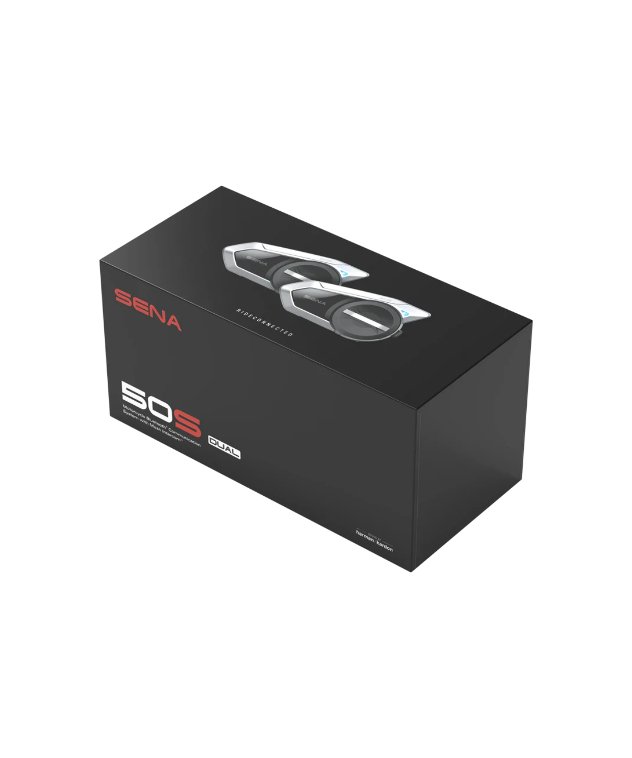 Sena 50S Dual Pack Motorcycle Bluetooth Intercom Communication System with Harmon Kardon Speakers