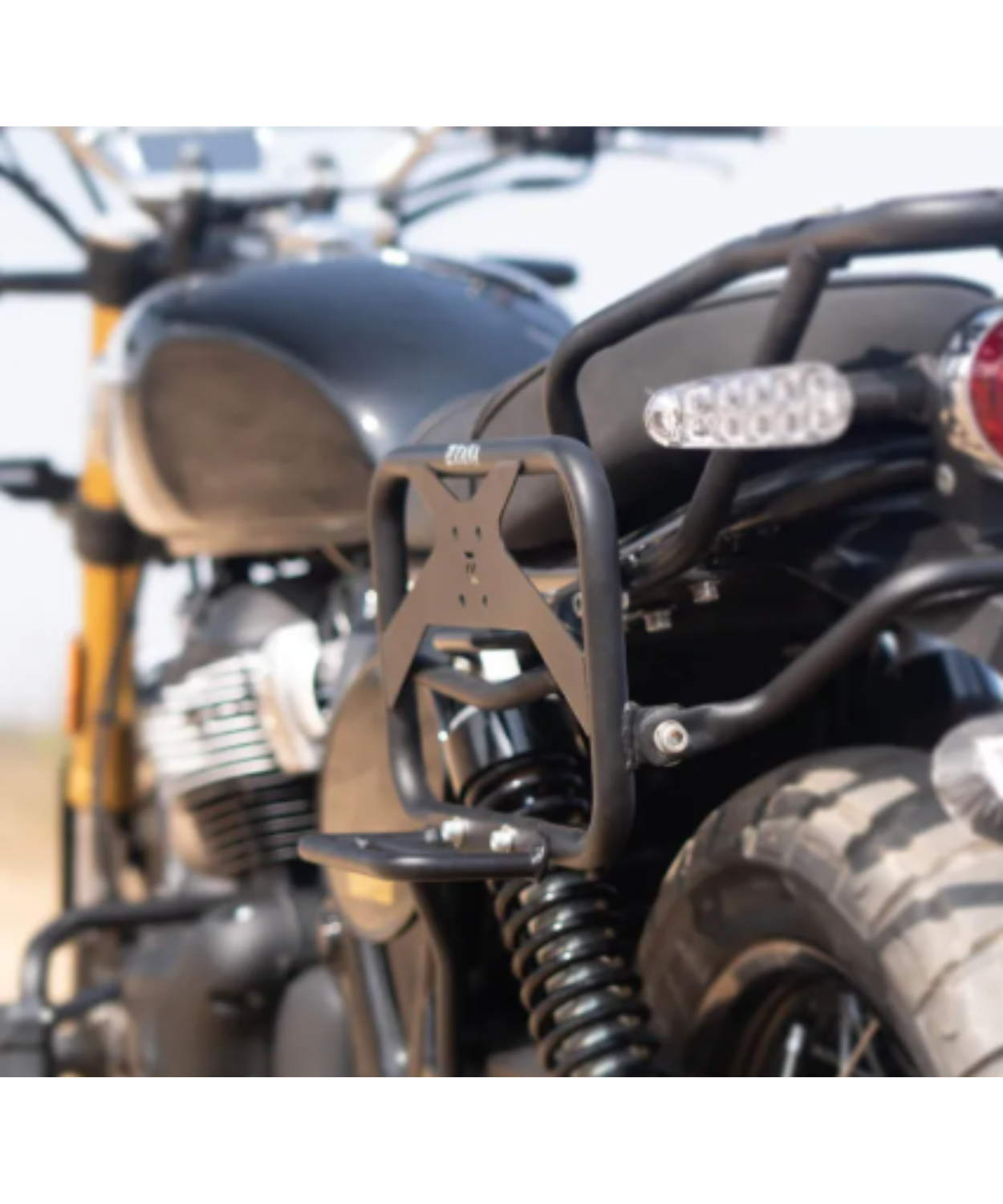 Zana Saddle Stay for Bear 650 with Jerry Can Mount Mild Steel - ZI-8543