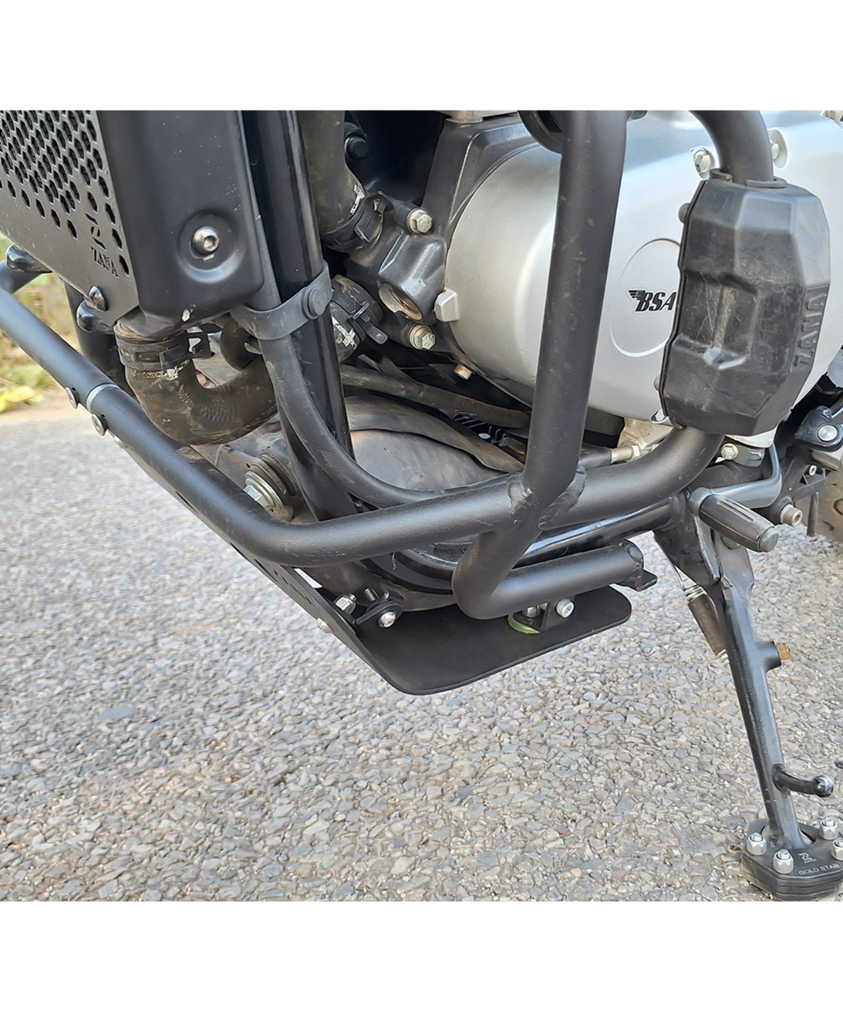 Zana BSA Goldstar 650 Aluminum Bash Plate - Black - ZI-8539 - Zana
