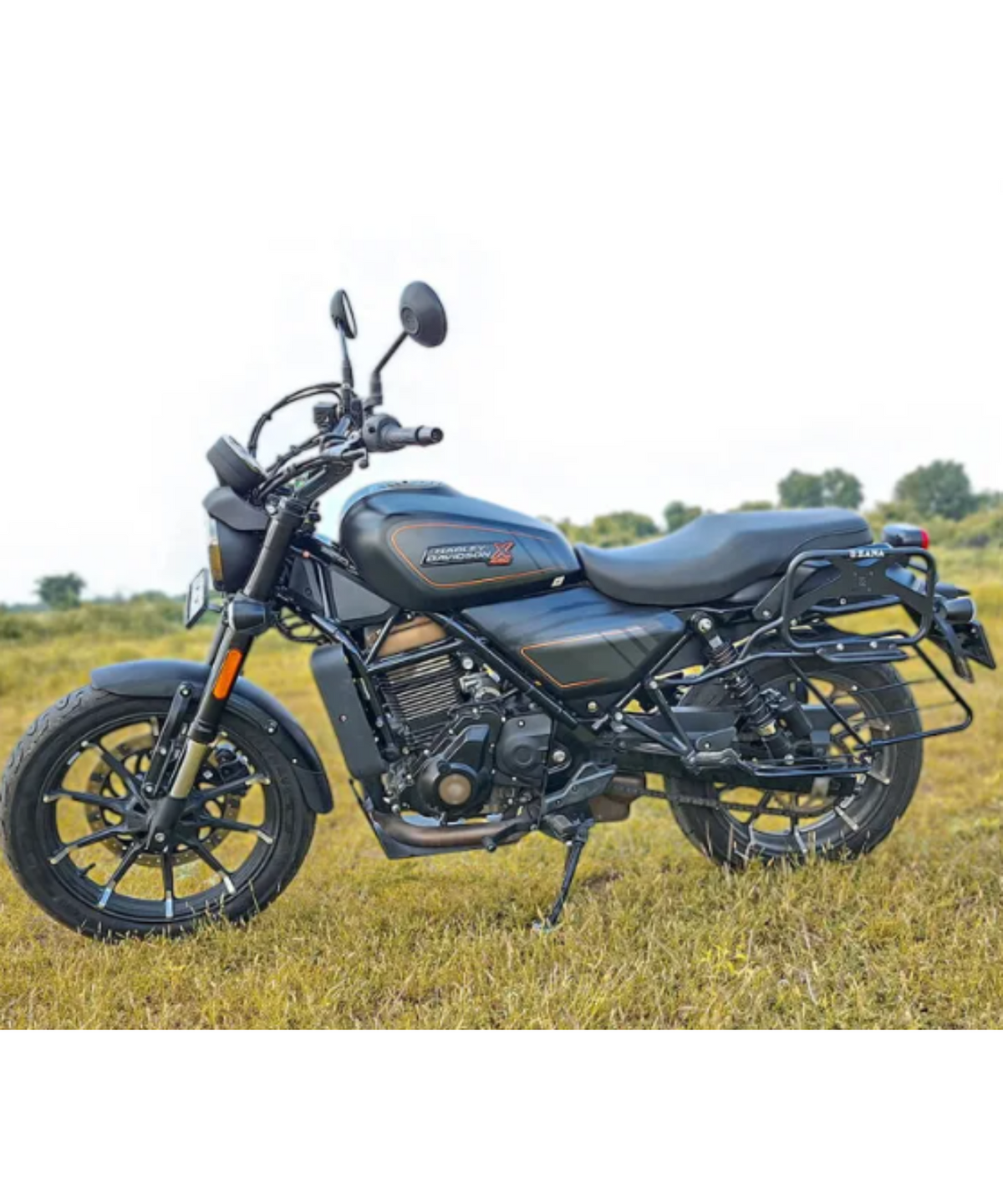 Zana Harley Davidson X440 Saddle Stay with Exhaust Sheild and Jerry Can Mount - ZI-8482 - Zana