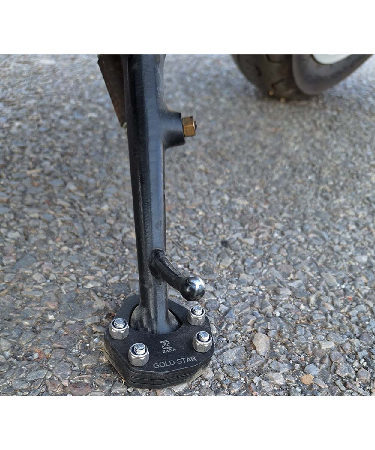 Zana BSA Goldstar 650 Aluminum & Stainless Steel Side Stand Extender - ZI-8537 - Zana