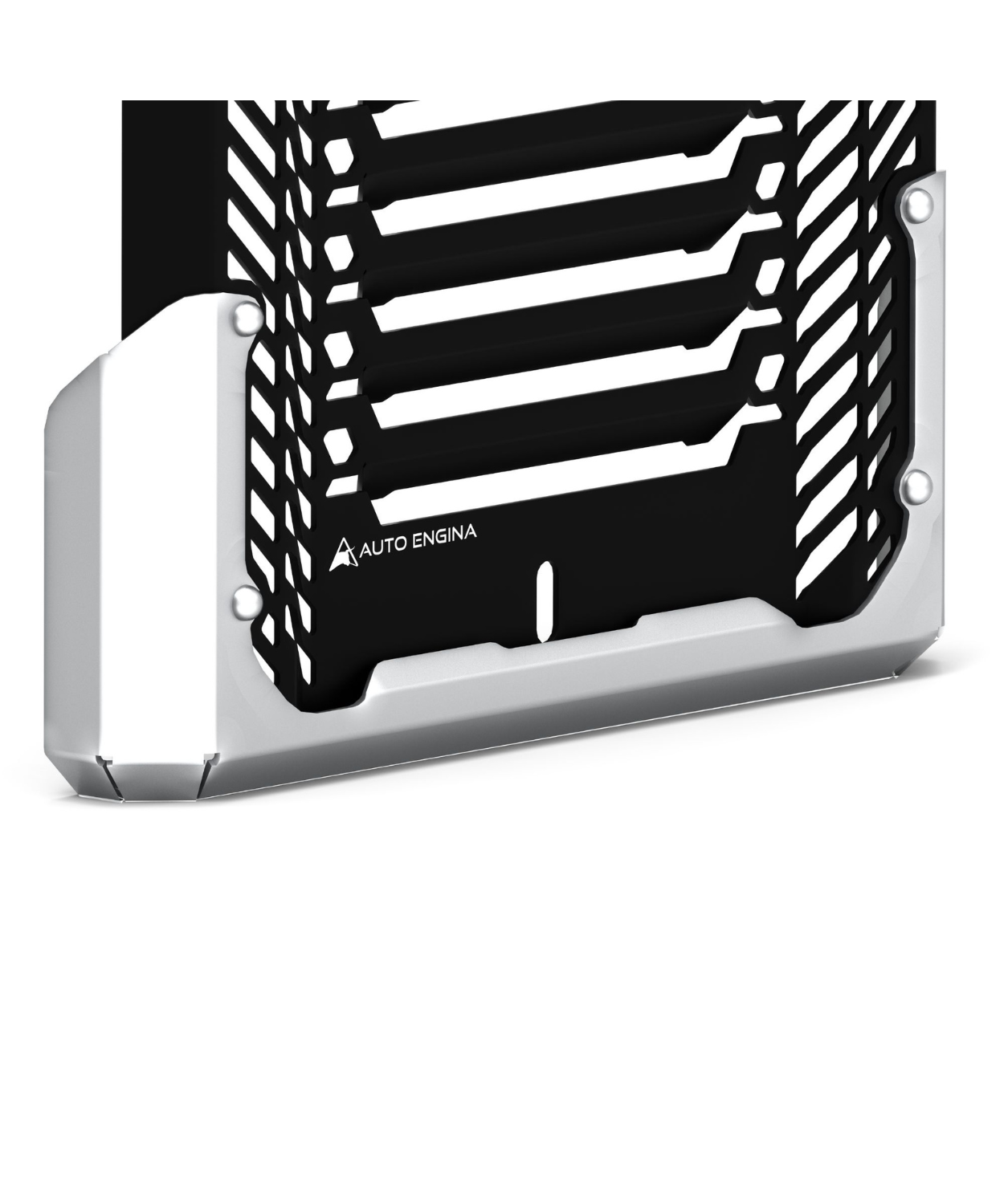 Auto Engina Triumph Scrambler 400x Radiator Guard - Black Silver