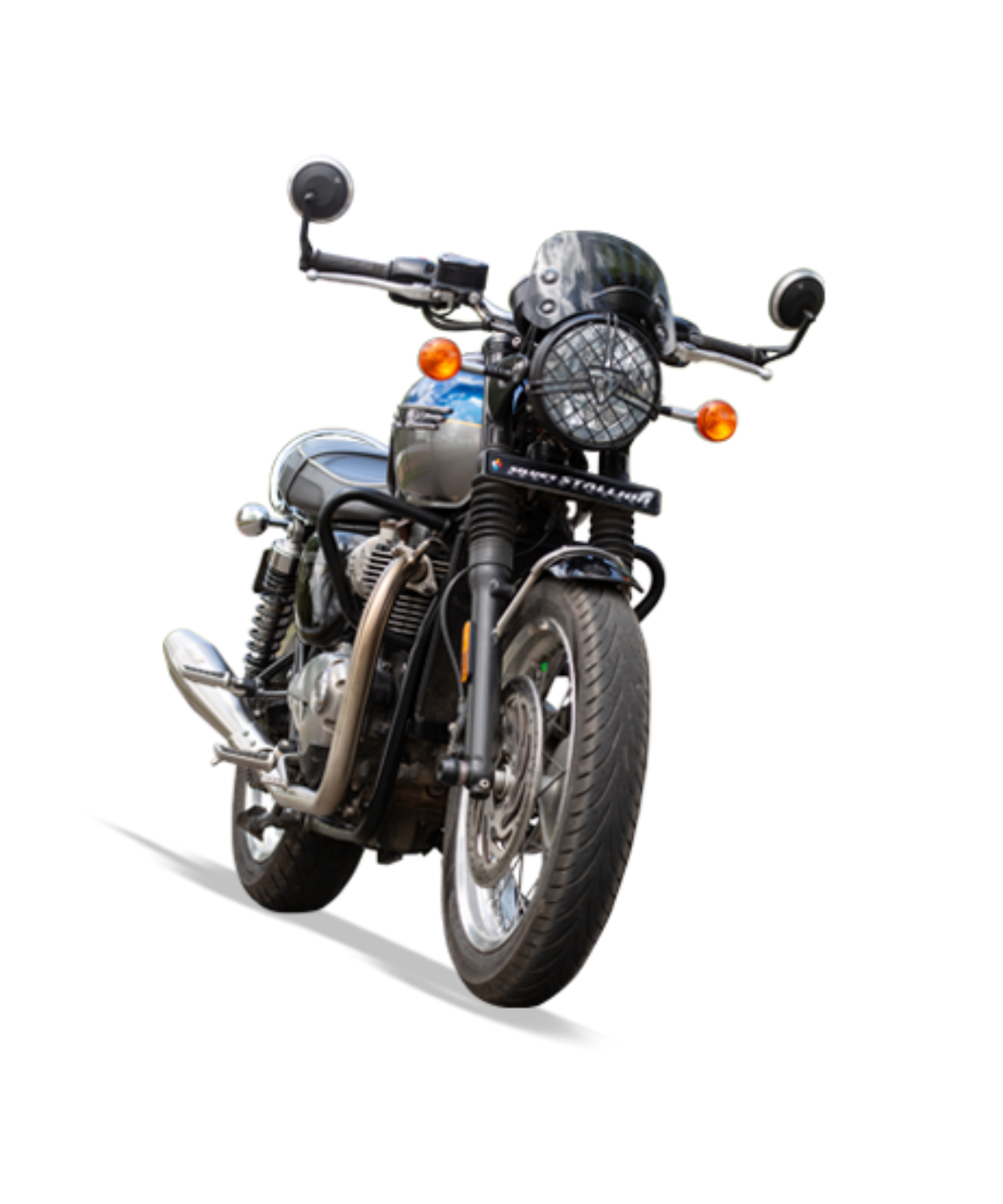 Silver Stallion Triumph Bonne (Slip-Ons) T120 / 1200 Performance Exhaust Systems - Silver