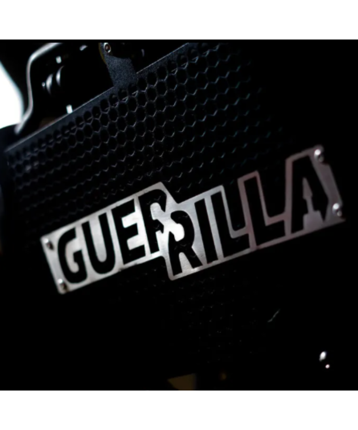 Zana Royal Enfield Guerrilla 450 Radiator Grill with Logo Type-2 - Black Texture - ZI-8526 - Zana