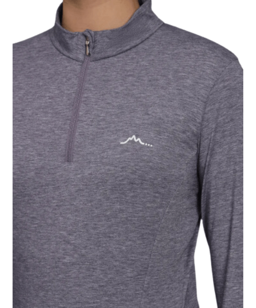 Reccy Women’s Nomadic Full Sleeves T Shirt - Purple Gray