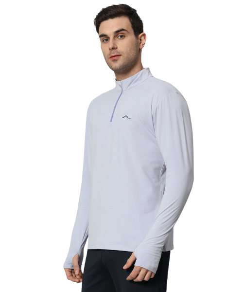 Reccy Men’s Nomadic Full Sleeves T Shirt - Lavender