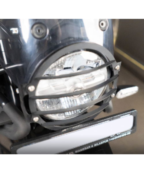 Zana Head Light Guard for Himalayan 450 (Black Stainless Steel) Type-3 - ZI-8450