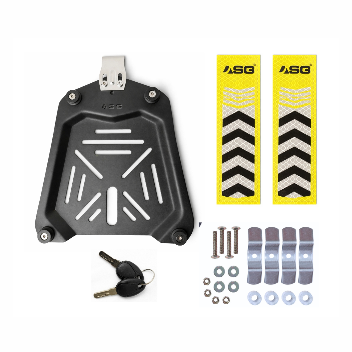 ASG AG-55L Aluminium Top Box - Black