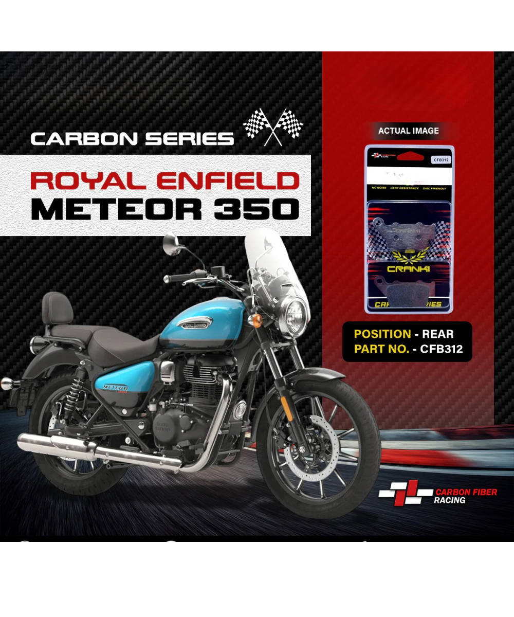 Crank1 Royal Enfield Meteor 350 Carbon Brake Pads