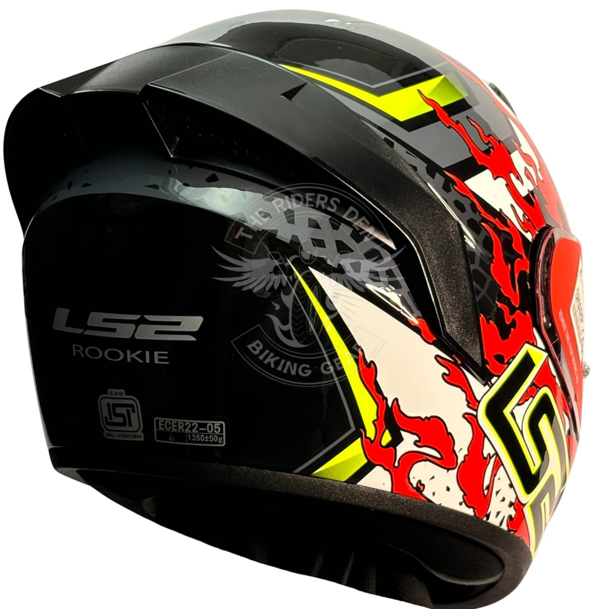 LS2 FF352 Rookie Antras Helmet - Black Red - LS2