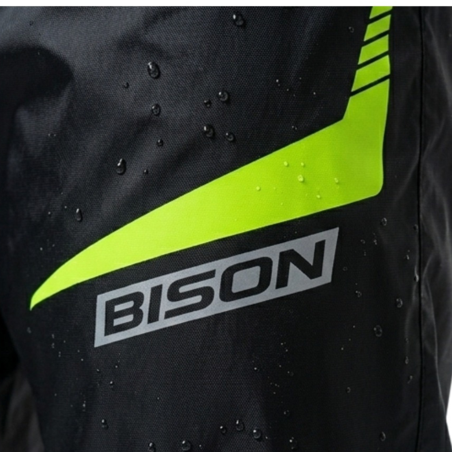Bison ProGear Aquashield Rain Pant - Black Hi-Viz Yellow