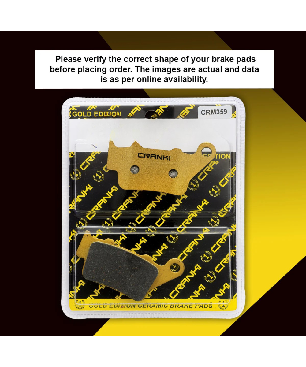 Crank1 Yamaha R15 V4 (2024-2025) Ceramic Brake Pads