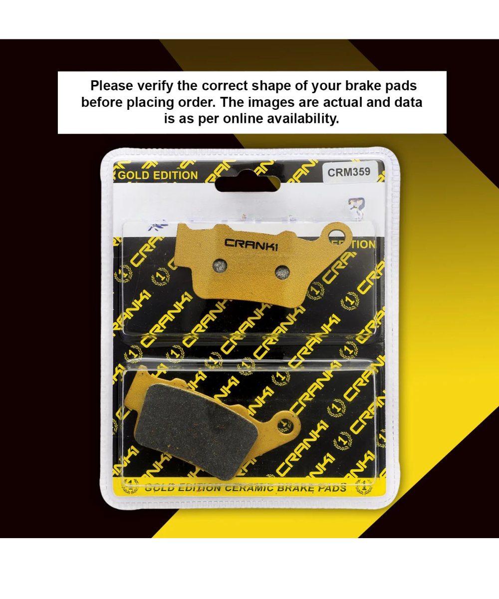 Crank1 Suzuki Vstorm 250SX Ceramic Brake Pads