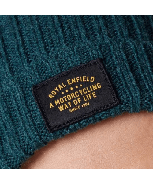 Royal Enfield Core Short Beanie - Dark Green