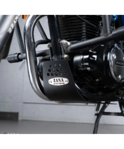 Zana Bash Plate Black For CB350 H’Ness - ZI-8065
