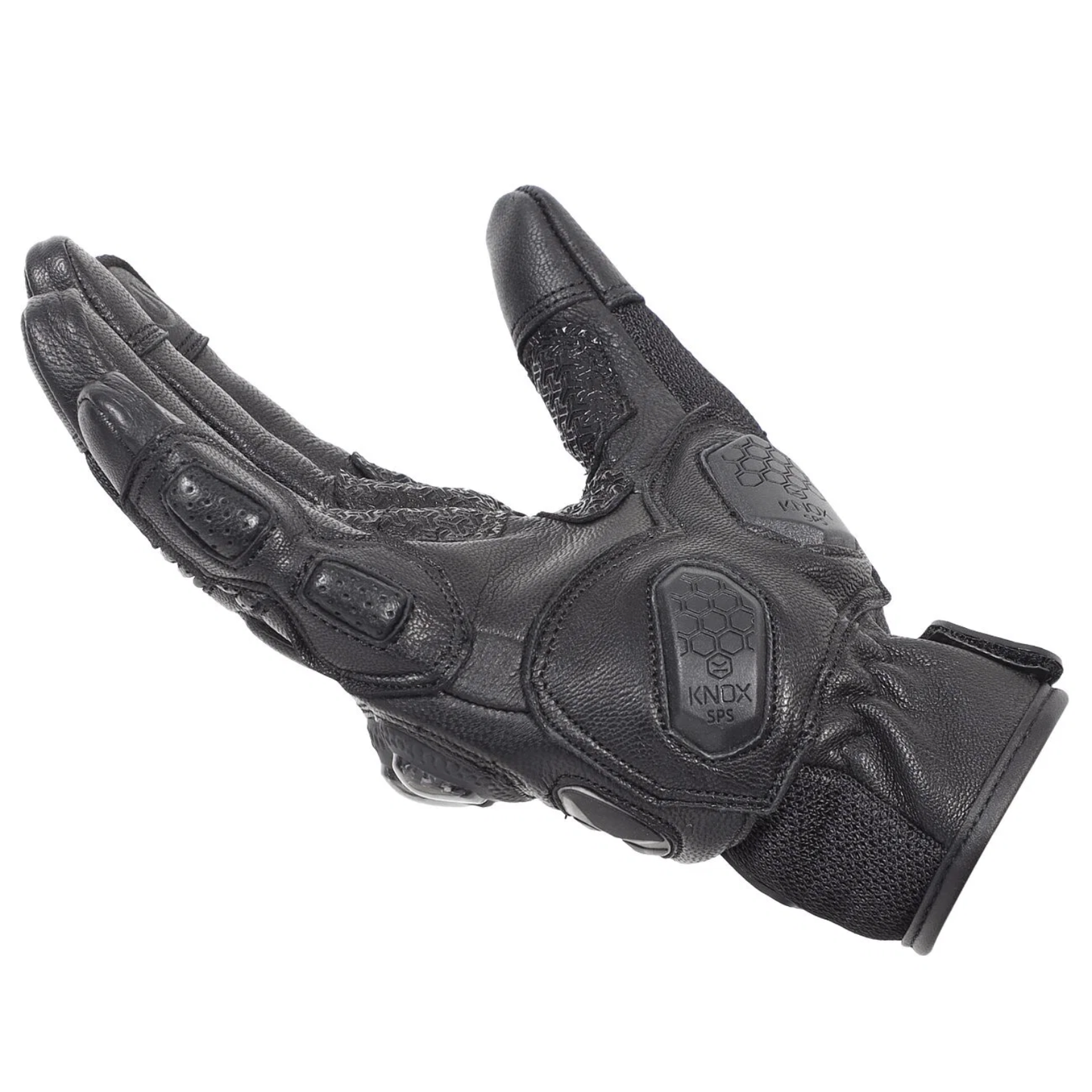 Solace Rival Carbon CE Motorcycle Riding Gloves - Black