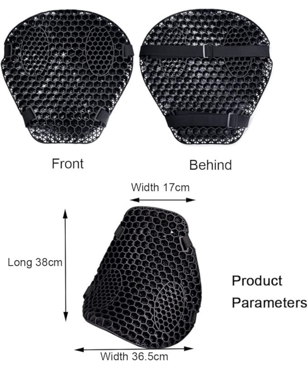 Moto Arch Breathable Honeycomb seat Cushion Beta - Bikester Global
