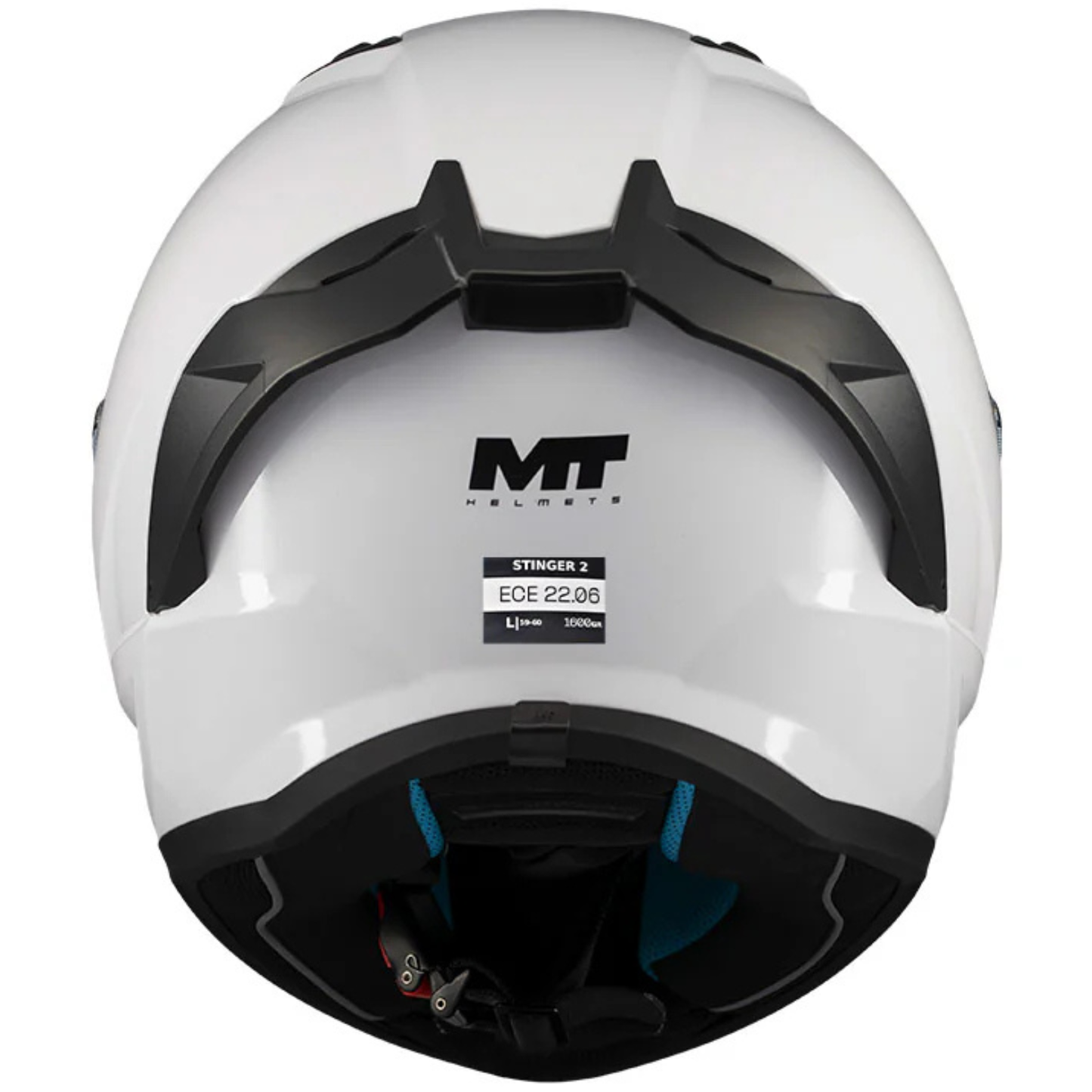 MT Stinger 2 Pure A0 Helmet - Gloss White